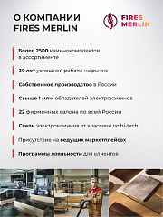 Камин электрический декоративный с обогревом напольный Флора, электроочаг Маджестик, имитация звука потрескивания дров и пламени